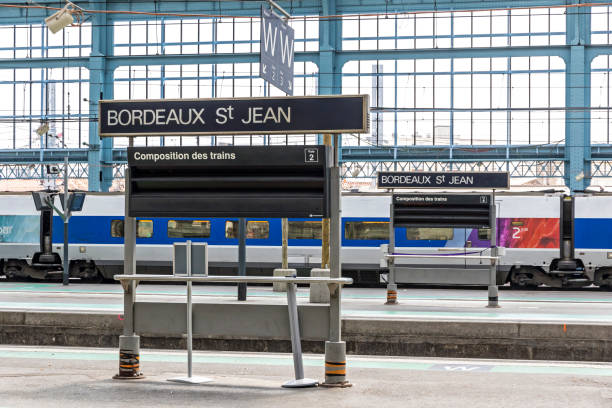 Un vtc à la gare de Bordeaux Saint-Jean